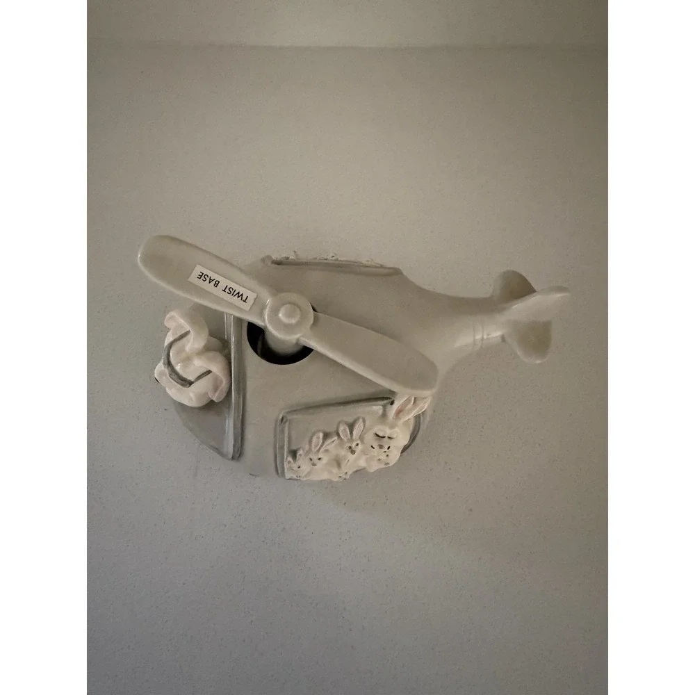 Vintage Quon-Quon Japan Bunny Rabits Helicopter Music Box We've Only Just Begun